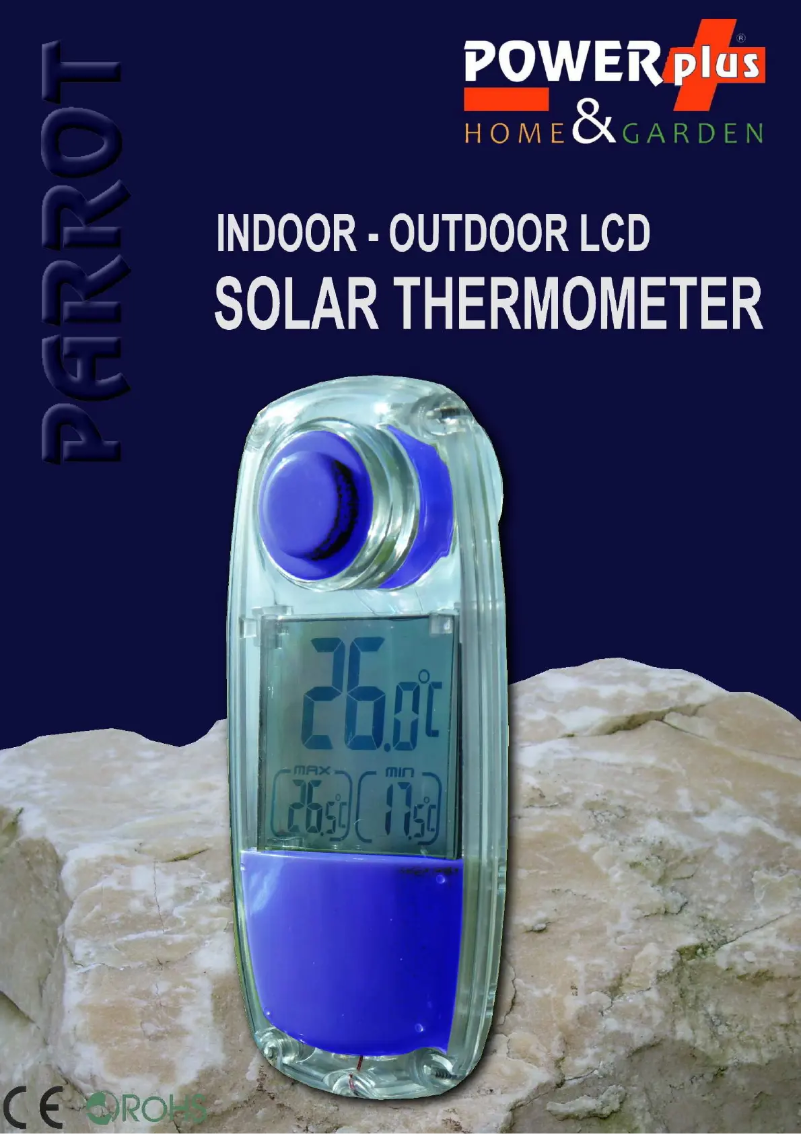 Image de la première page du manuel de l'appareil PP-PARROT