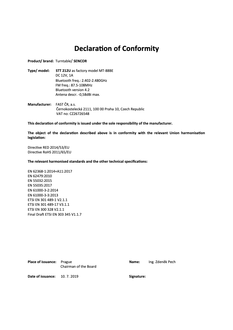 Image de la première page du manuel de l'appareil STT 212U