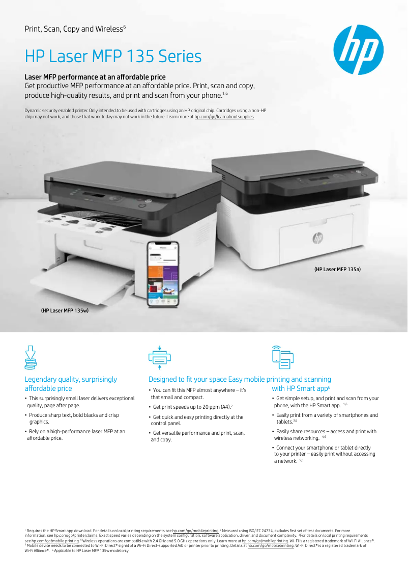 Image de la première page du manuel de l'appareil Laser MFP 137fnw