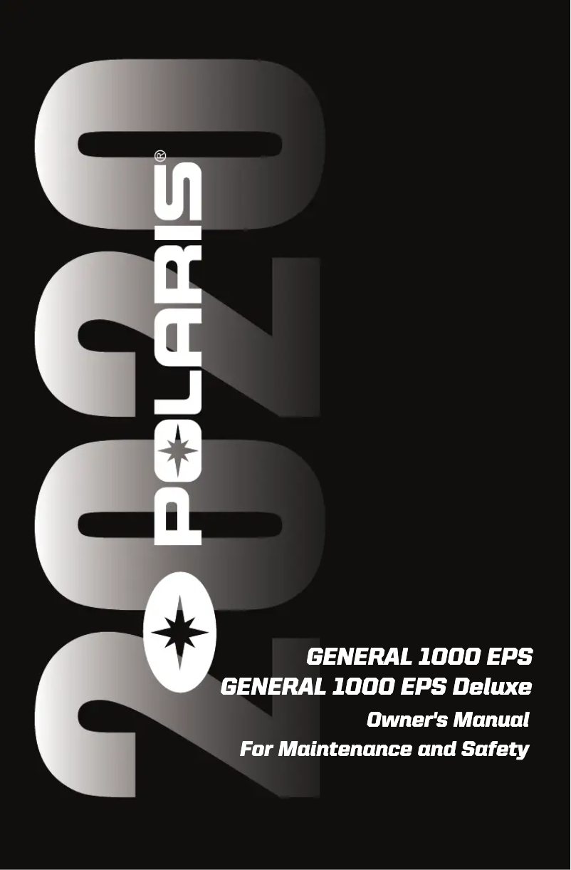 Image de la première page du manuel de l'appareil GENERAL 1000 Deluxe (2020)