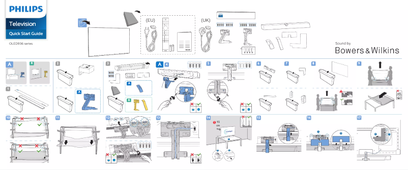First page image of the manual for 55OLED936