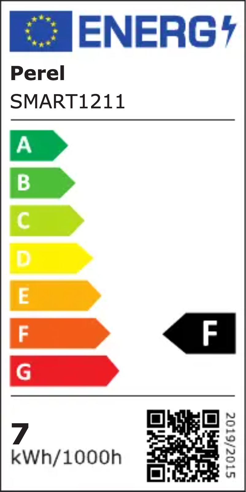 Page n°1 - Label énergétique Perel SMART1211