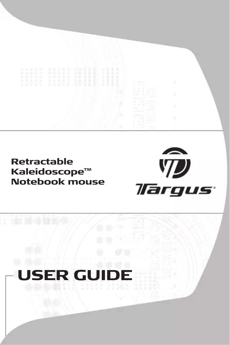 Page 1 de la notice Manuel utilisateur Targus AMU0503US