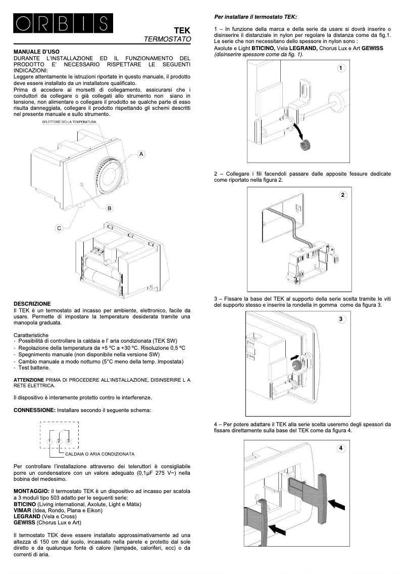 Página 1 del manual Manual de usuario Orbis TEK