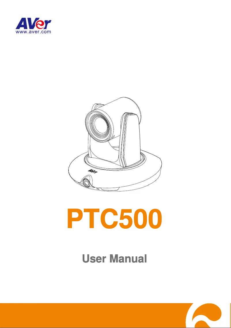 Page 1 de la notice Manuel utilisateur AVer PTC500+