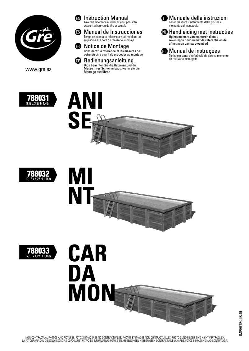 Image de la première page du manuel de l'appareil 788032