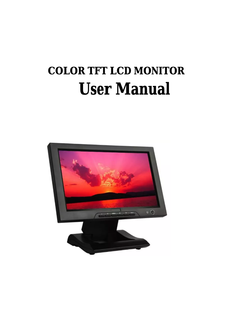 Page n°1 - Manuel utilisateur Lilliput FA1013/S