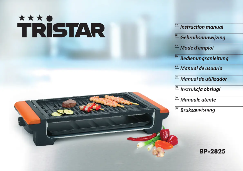 Imagen de la primera página del manual del dispositivo BP-2825