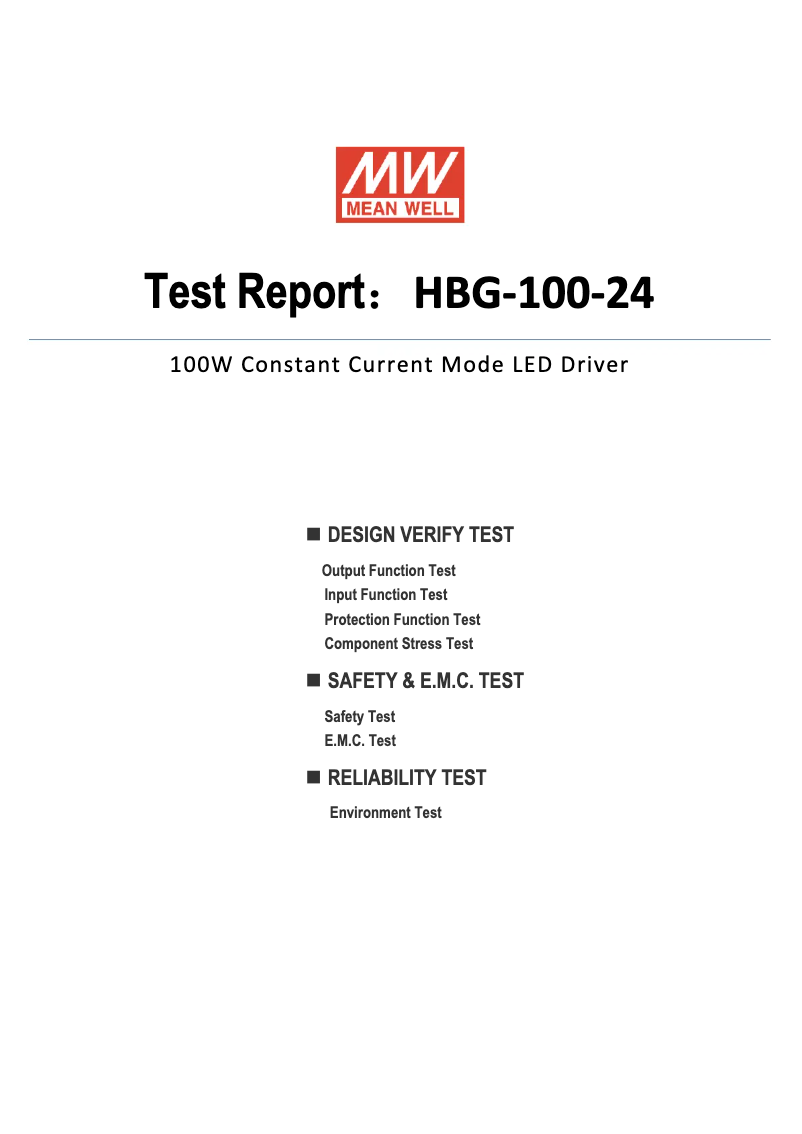 Image de la première page du manuel de l'appareil HBG-100-24