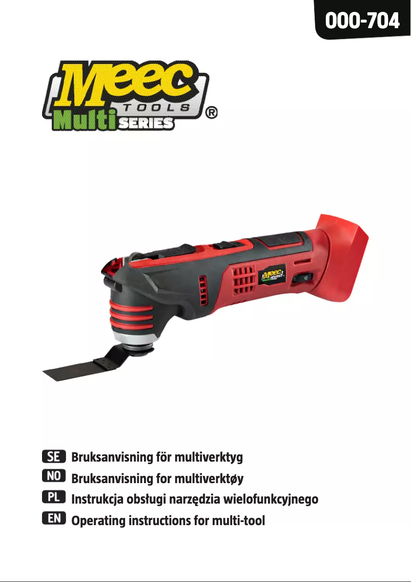 Image de la première page du manuel de l'appareil 000-704