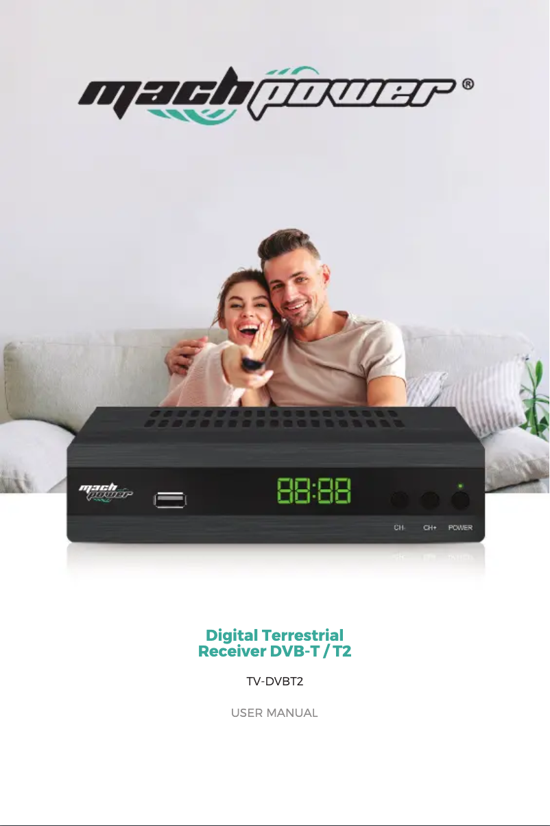 Image de la première page du manuel de l'appareil TV-DVBT2