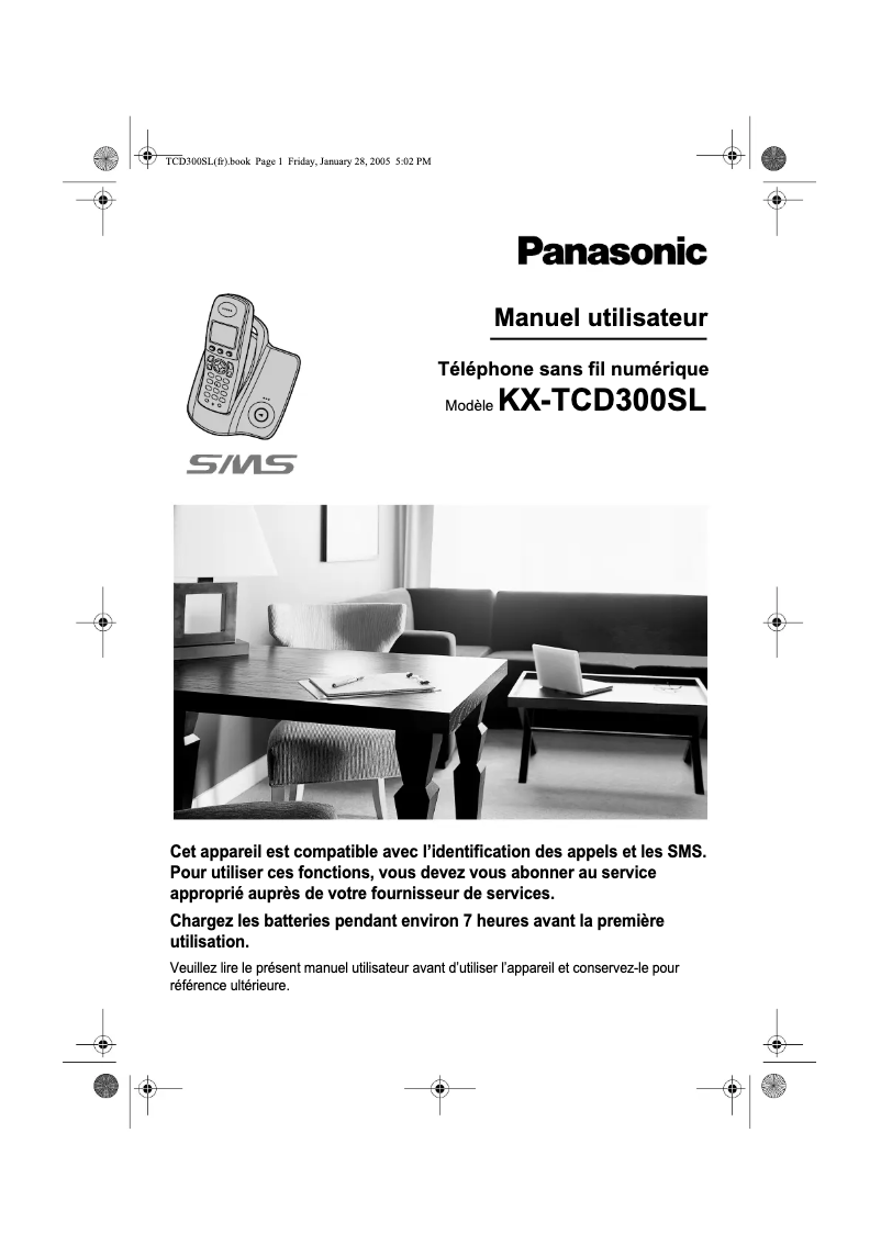 Página 1 del manual Manual de usuario Panasonic KX-TCD300SL