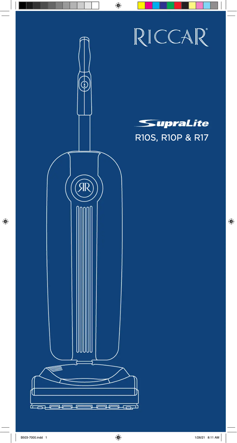 Image de la première page du manuel de l'appareil SupraLite R10S