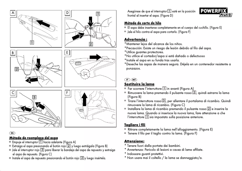 Page 1 de la notice Manuel utilisateur Powerfix IAN 291802