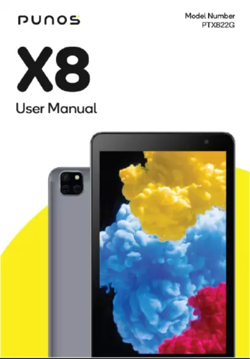 Image de la première page du manuel de l'appareil X8