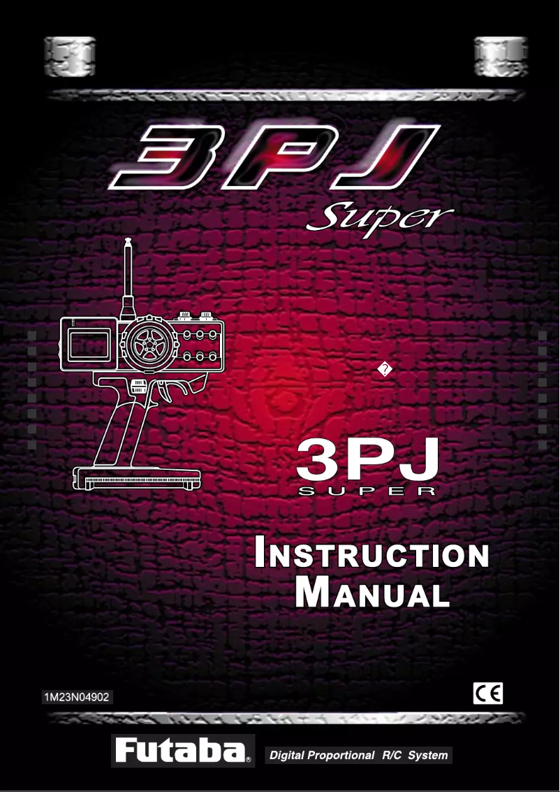 Page 1 de la notice Manuel utilisateur Futaba 3PJ Super