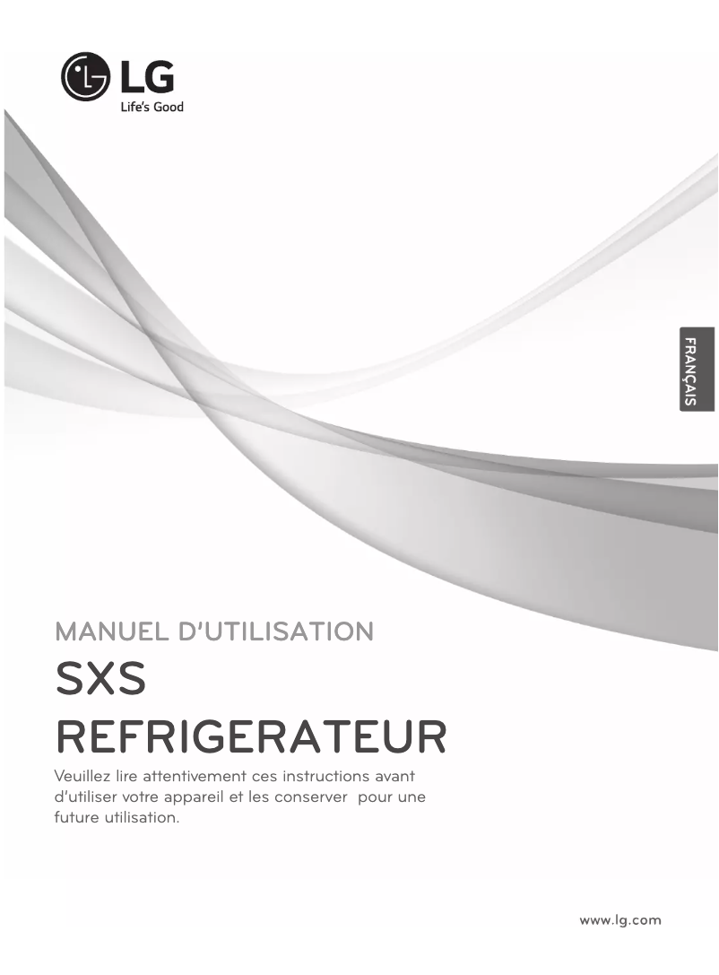 Page 1 de la notice Manuel utilisateur LG GWS6039SC