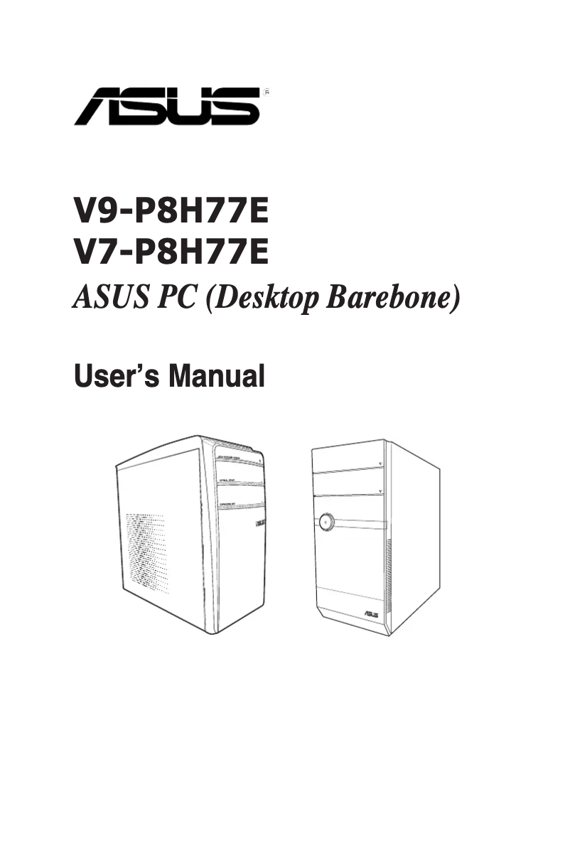 Page n°1 - Manuel utilisateur Asus V7-P8H77E