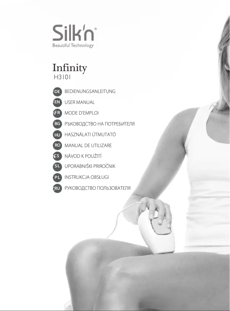 Page n°1 - Manuel utilisateur Silk'n Infinity Smooth