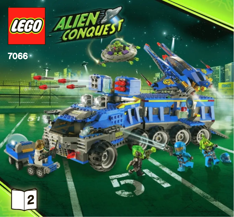 Page 1 de la notice Manuel utilisateur Lego Earth Defense HQ