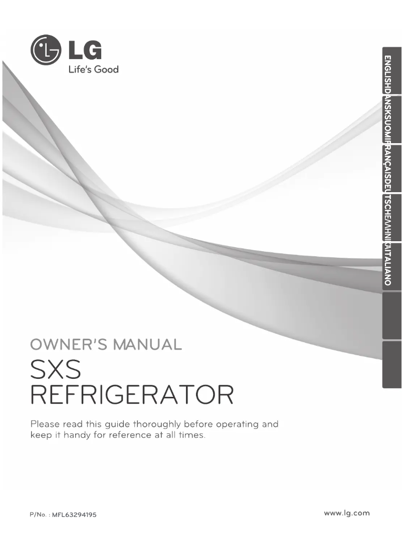 Page 1 de la notice Manuel utilisateur LG GS9166AVJV