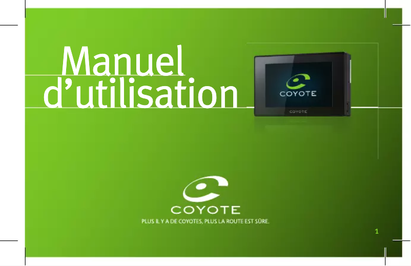 Page 1 of the manual Technical Sheet Coyote UP