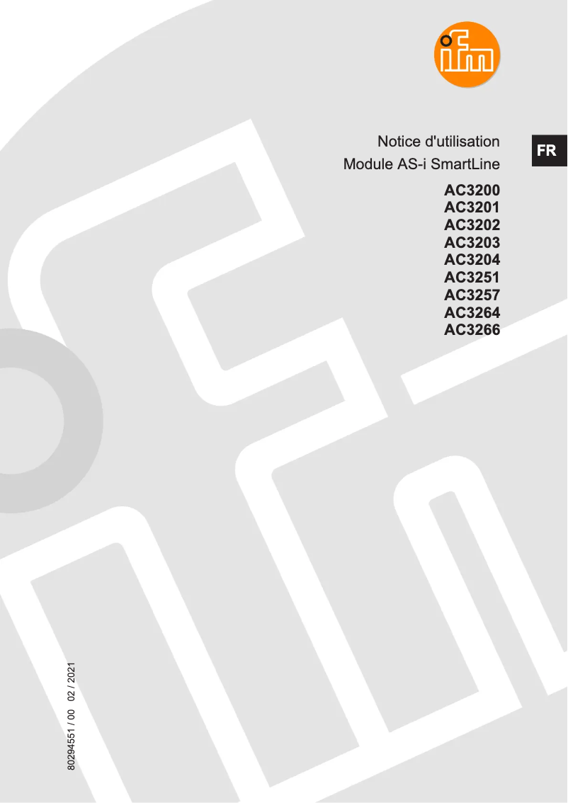 Página 1 del manual Manual de usuario IFM AC3257