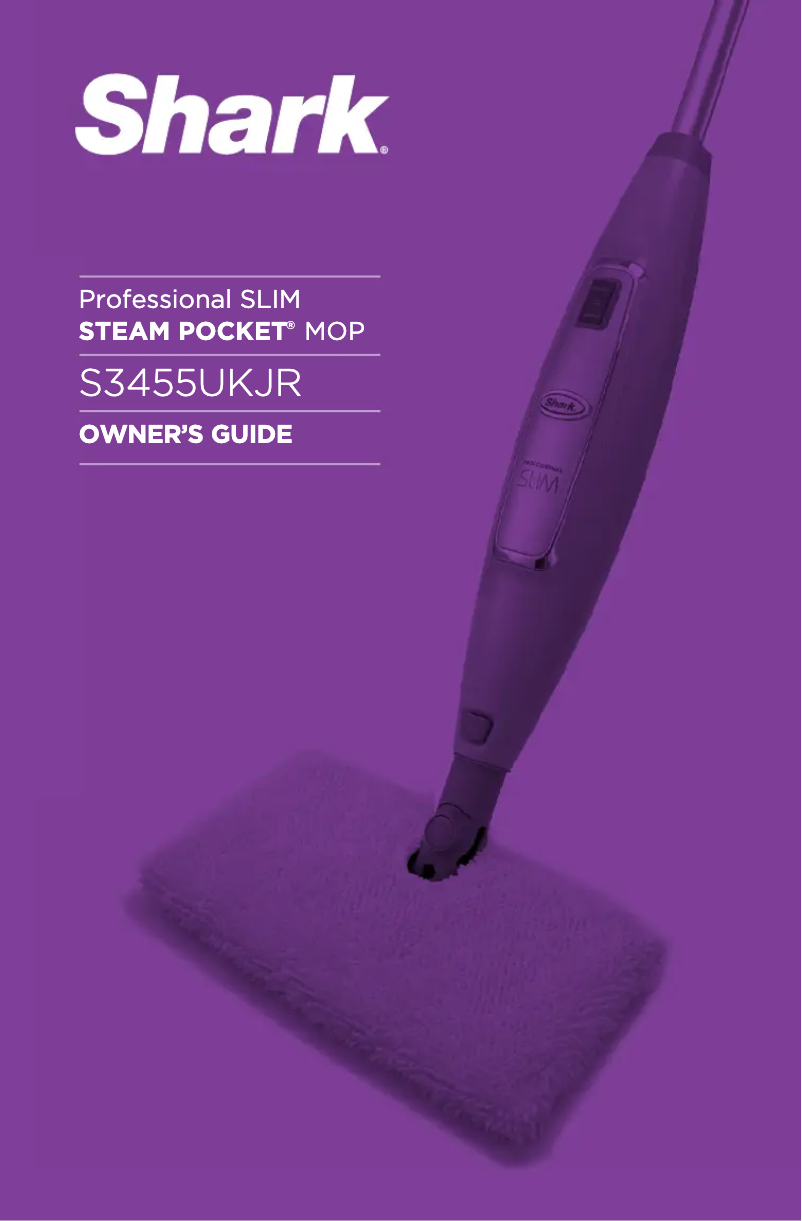 Page n°1 - Manuel utilisateur Shark S3455