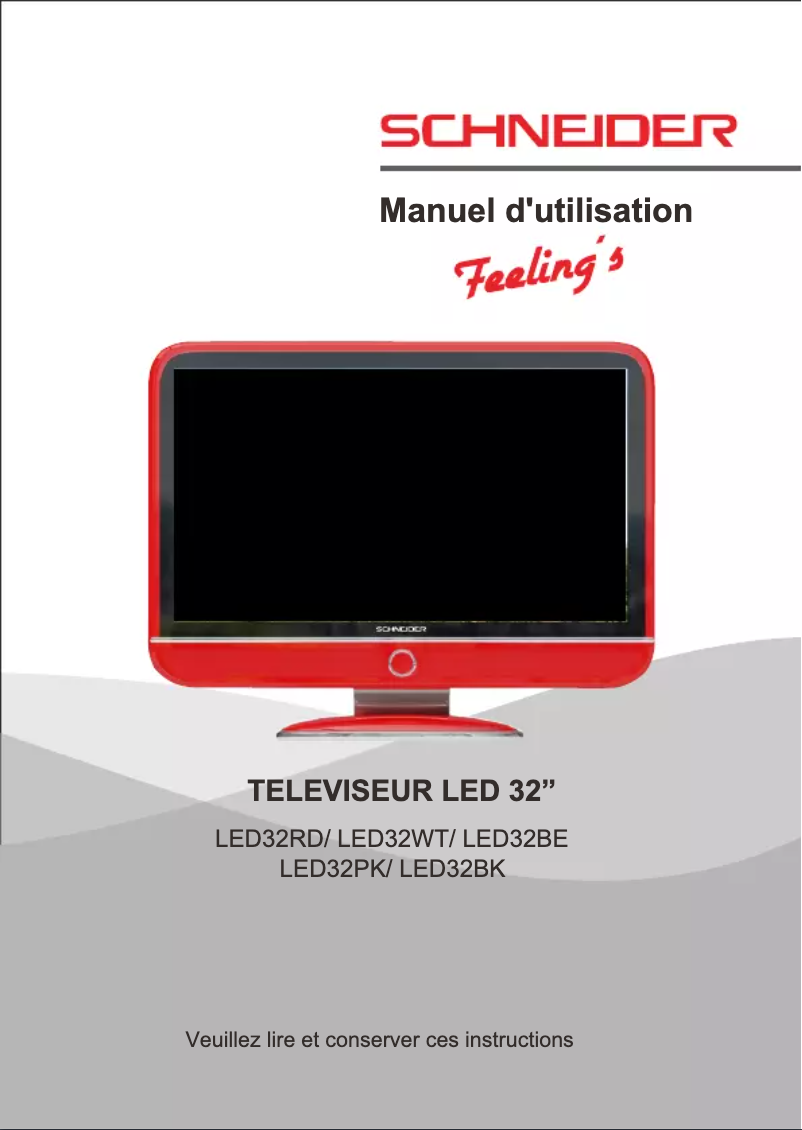 Page n°1 - Manuel utilisateur Schneider Feeling's