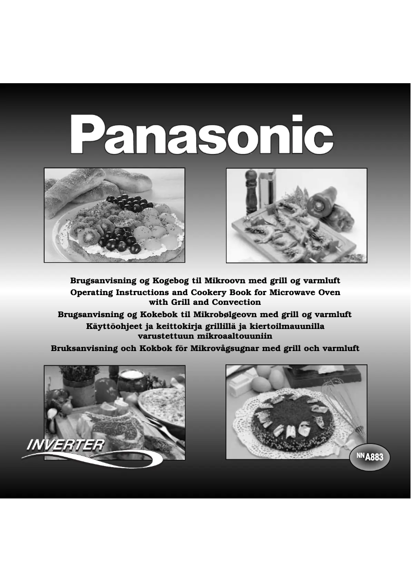 Page n°1 - Manuel utilisateur Panasonic NN-A883W