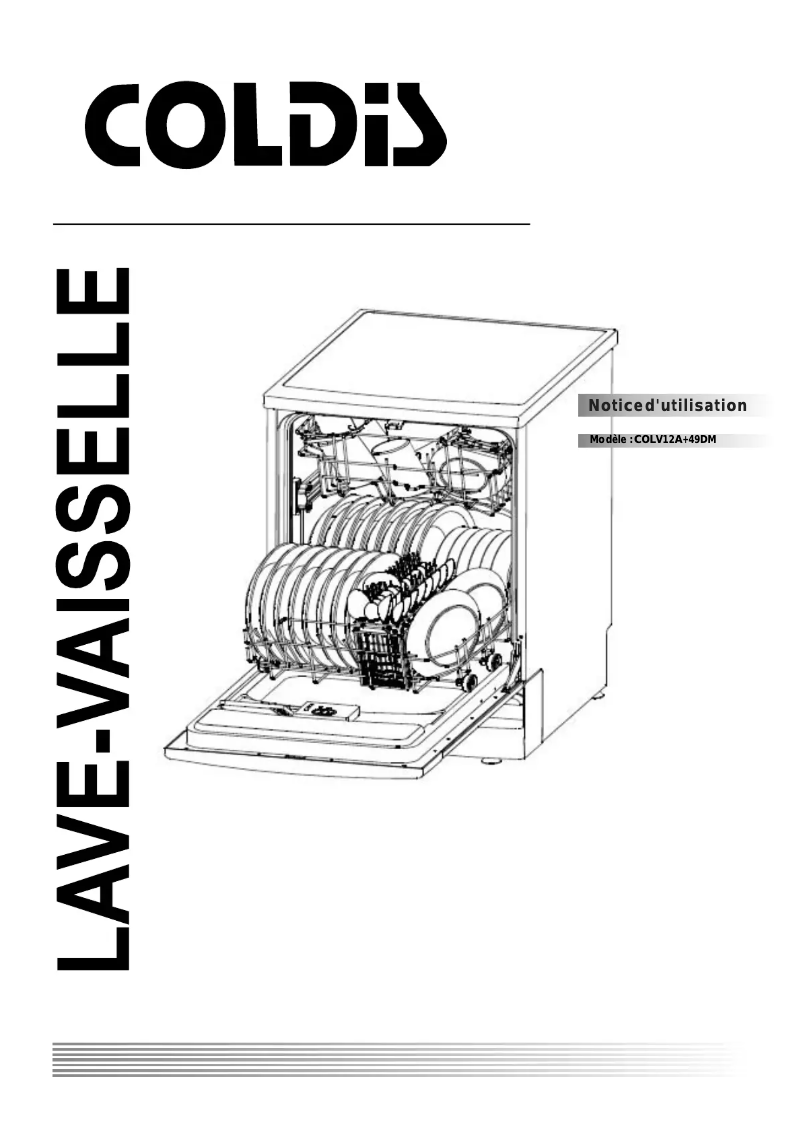 Image de la première page du manuel de l'appareil COLV12A+49DM
