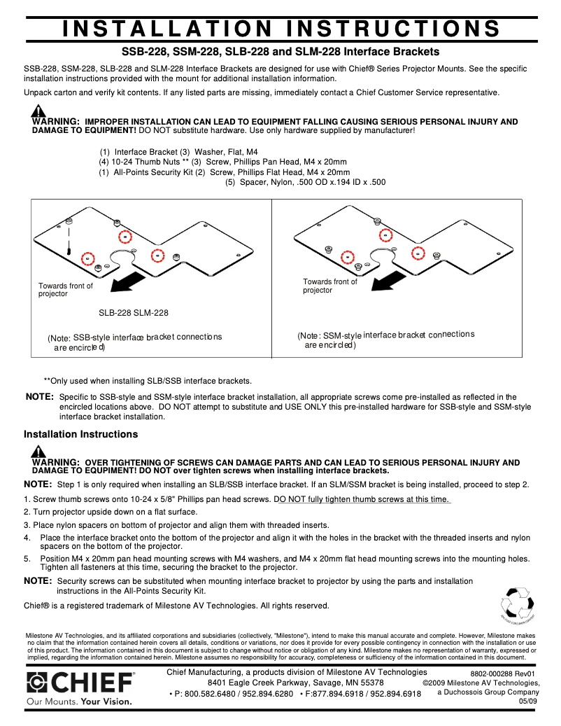 Image de la première page du manuel de l'appareil SLM228