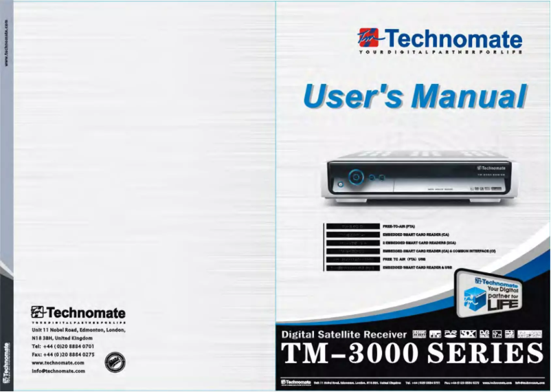 Page n°1 - Manuel utilisateur Technomate TM-3150