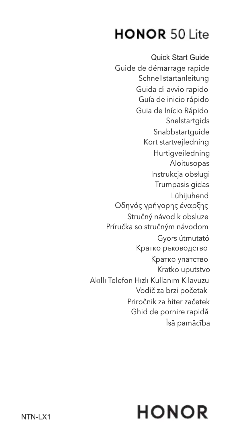 Image de la première page du manuel de l'appareil 50 Lite