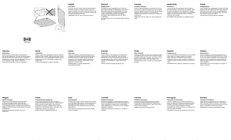 Image de la première page du manuel de l'appareil BLÅSJÖN 805.499.91