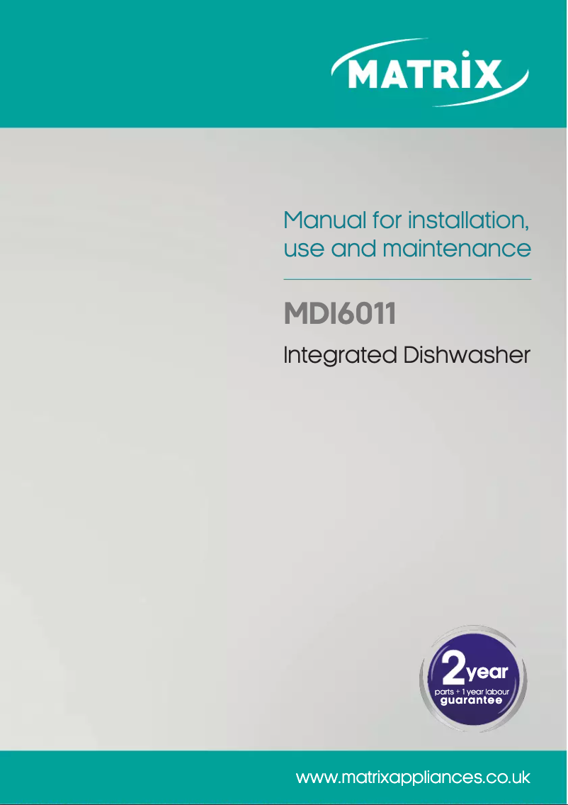 Page 1 de la notice Manuel utilisateur Matrix MDI6011