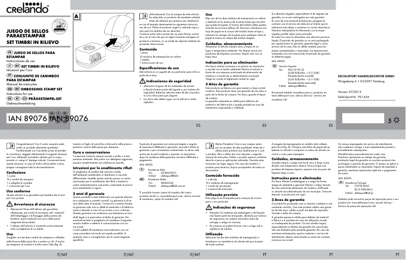 Página 1 del manual Manual de usuario Crelando IAN 089076