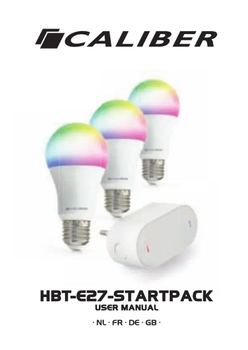 Image de la première page du manuel de l'appareil HBT-E27-STARTPACK