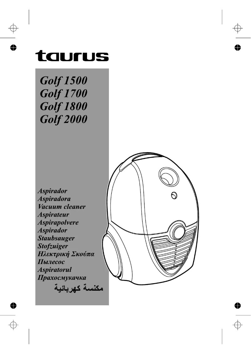 Page n°1 - Manuel utilisateur Taurus Golf 1800