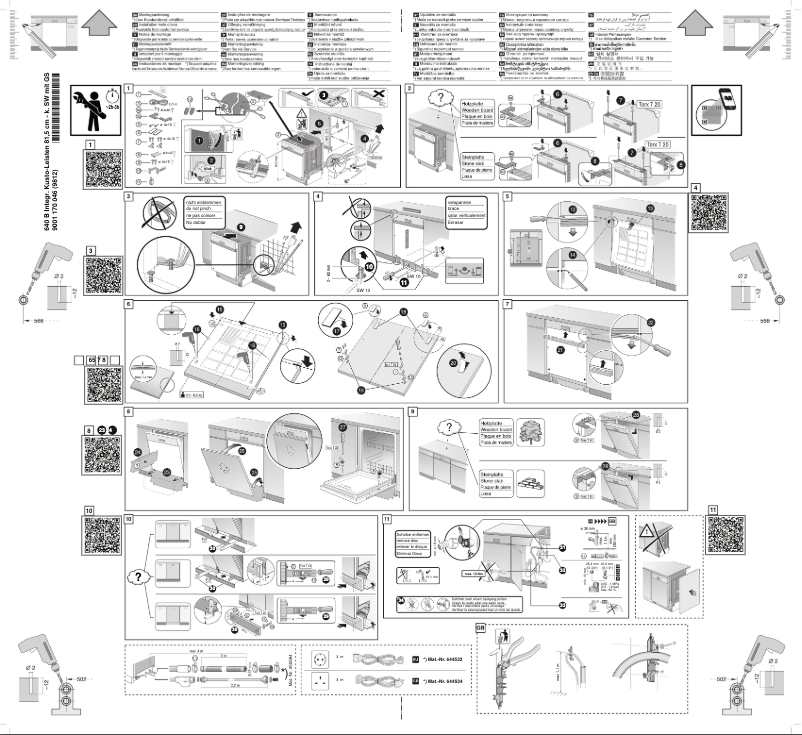 Page 1 de la notice Guide d'installation Siemens SN55L502EU