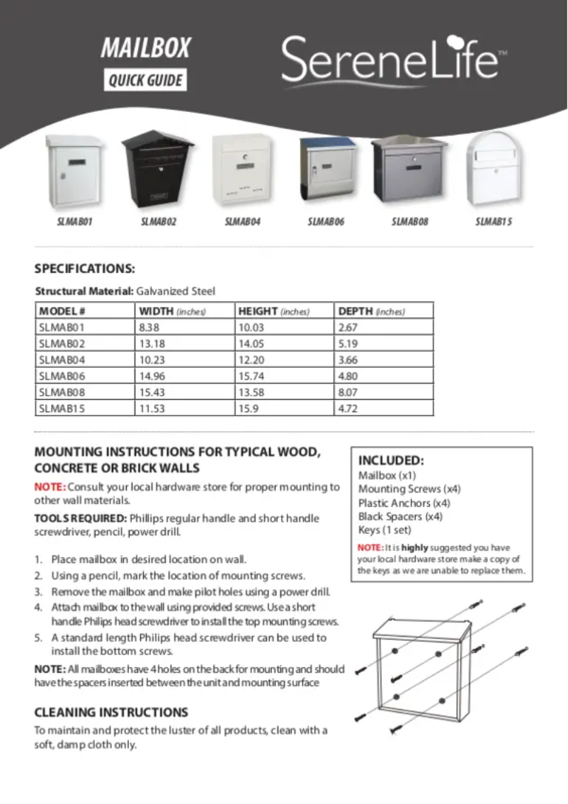 Image de la première page du manuel de l'appareil AZSLMAB15