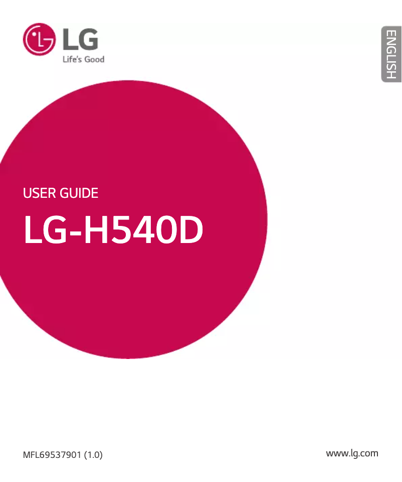 Page 1 de la notice Manuel utilisateur LG G4 Stylus 3G