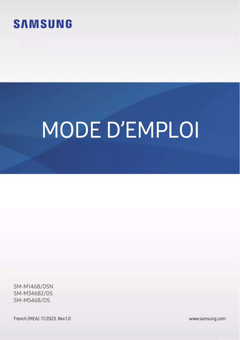 Página 1 del manual Manual de usuario Samsung Galaxy M54