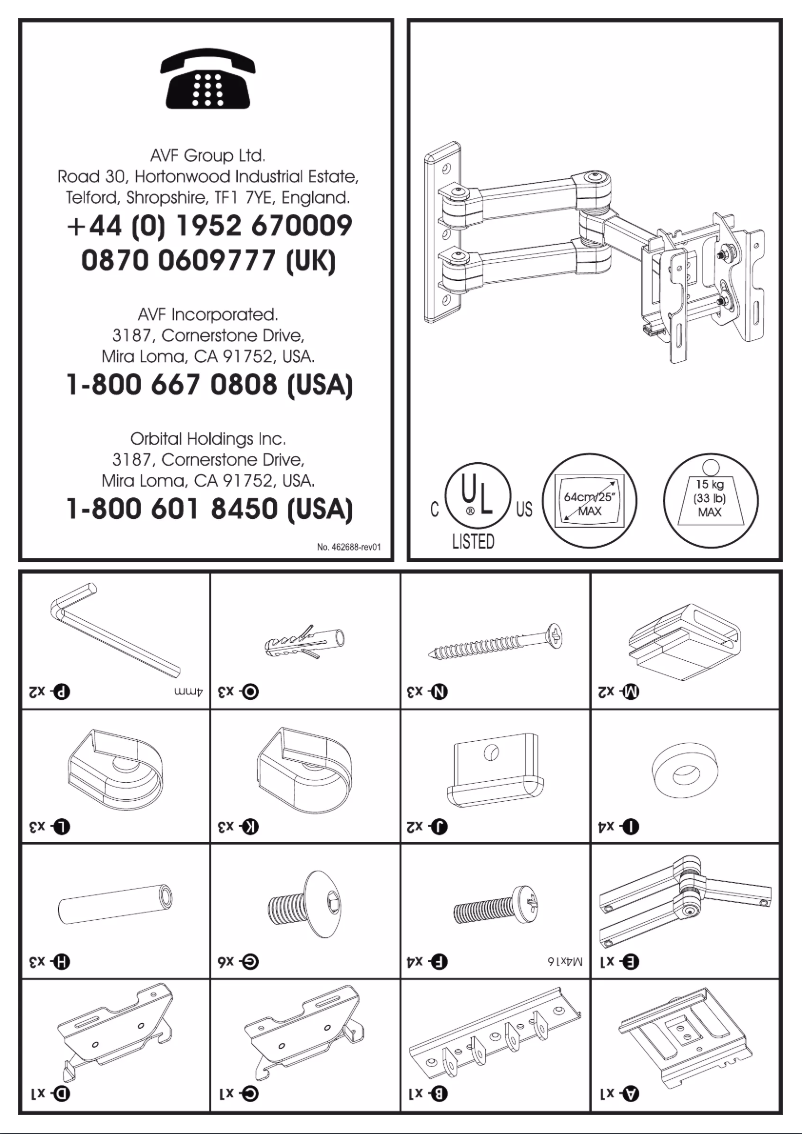 Page 1 de la notice Manuel utilisateur AVF EL104B-A