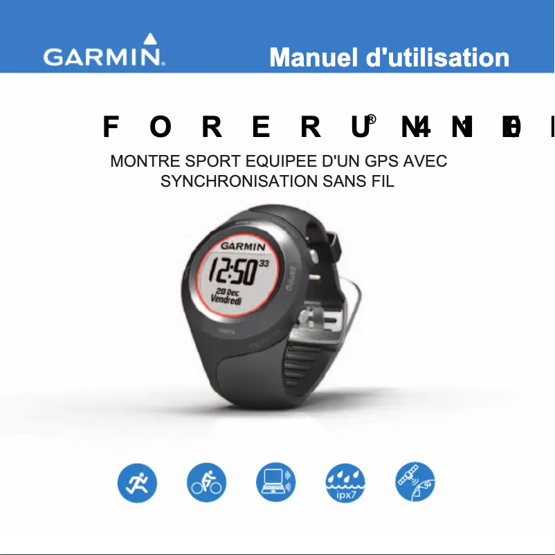 Página 1 del manual Manual de usuario Garmin Forerunner 410