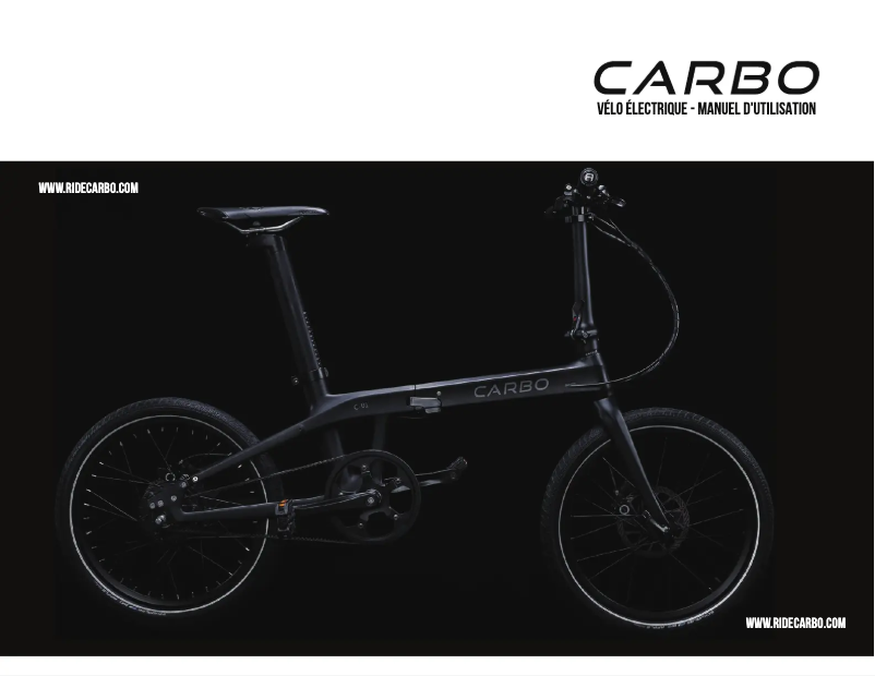 Page n°1 - Manuel utilisateur Carbo Model X