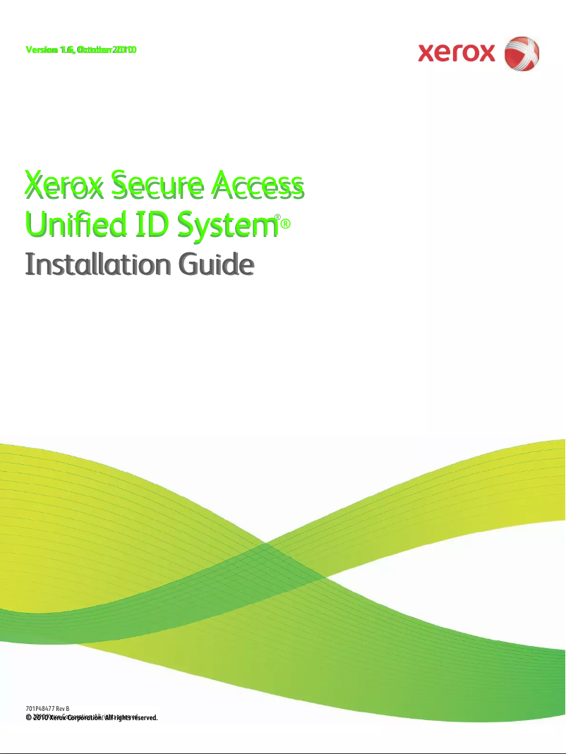 Page 1 de la notice Manuel utilisateur Xerox WorkCentre 7120