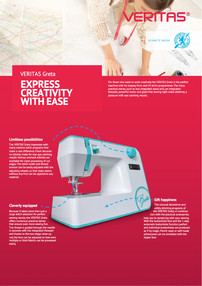 Image de la première page du manuel de l'appareil Greta