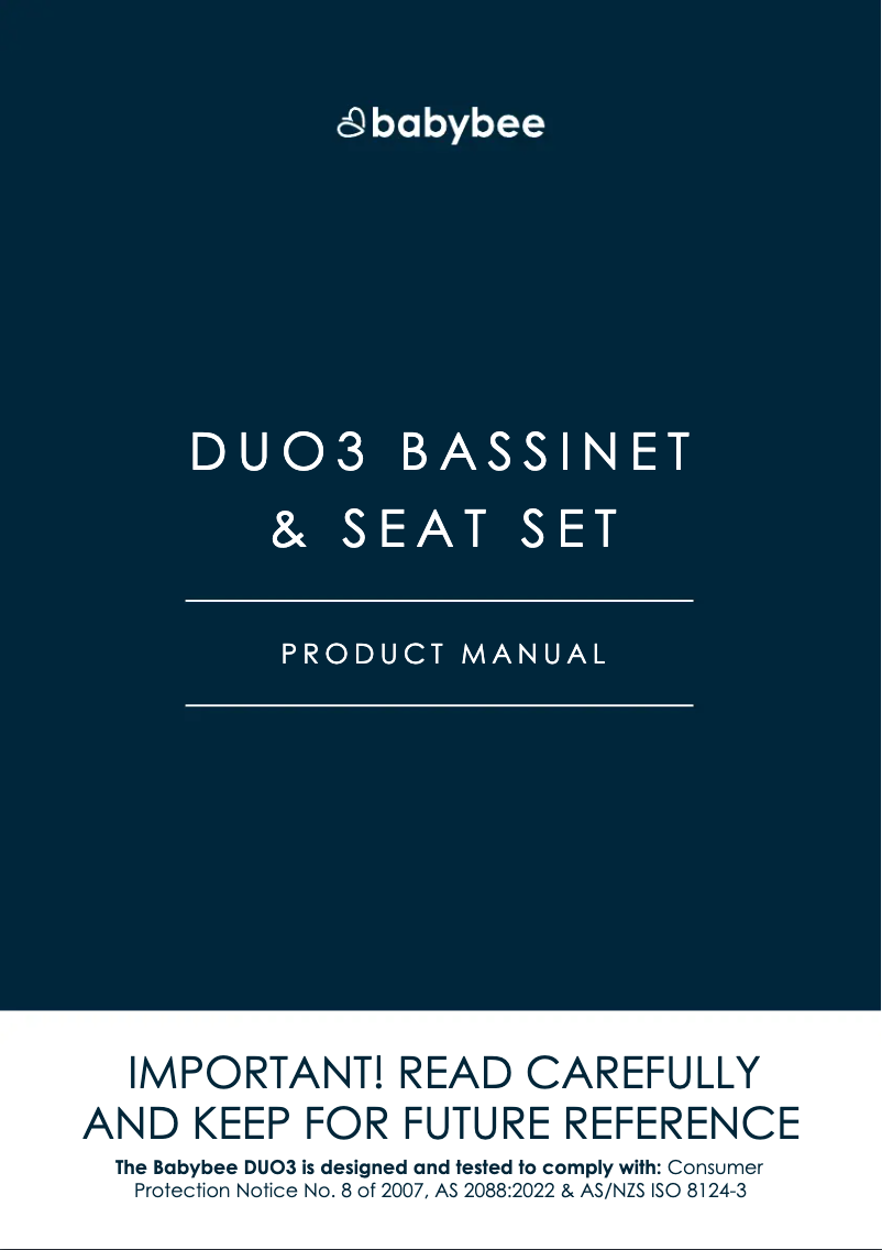 Page n°1 - Manuel utilisateur Babybee DUO3