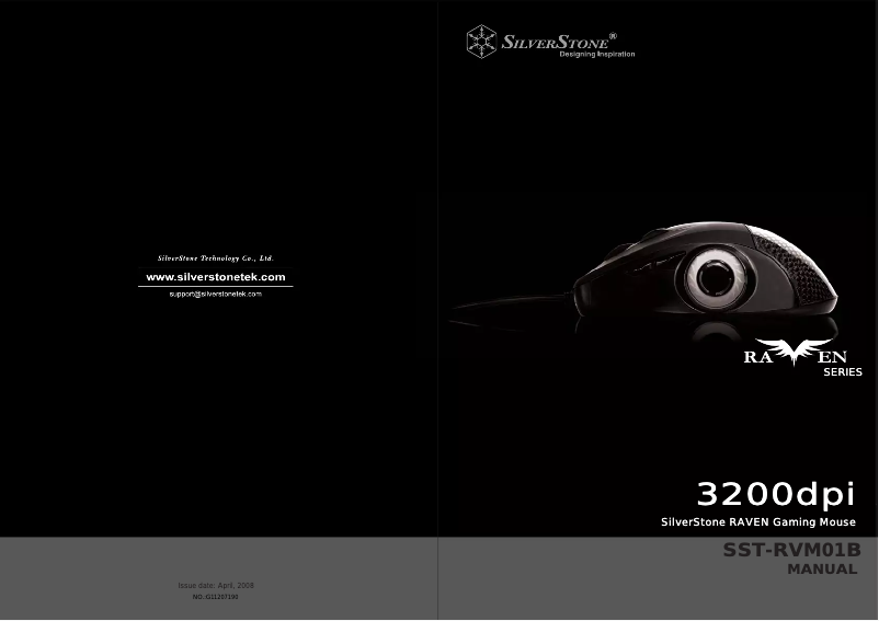 Page 1 de la notice Manuel utilisateur Silverstone RVM01